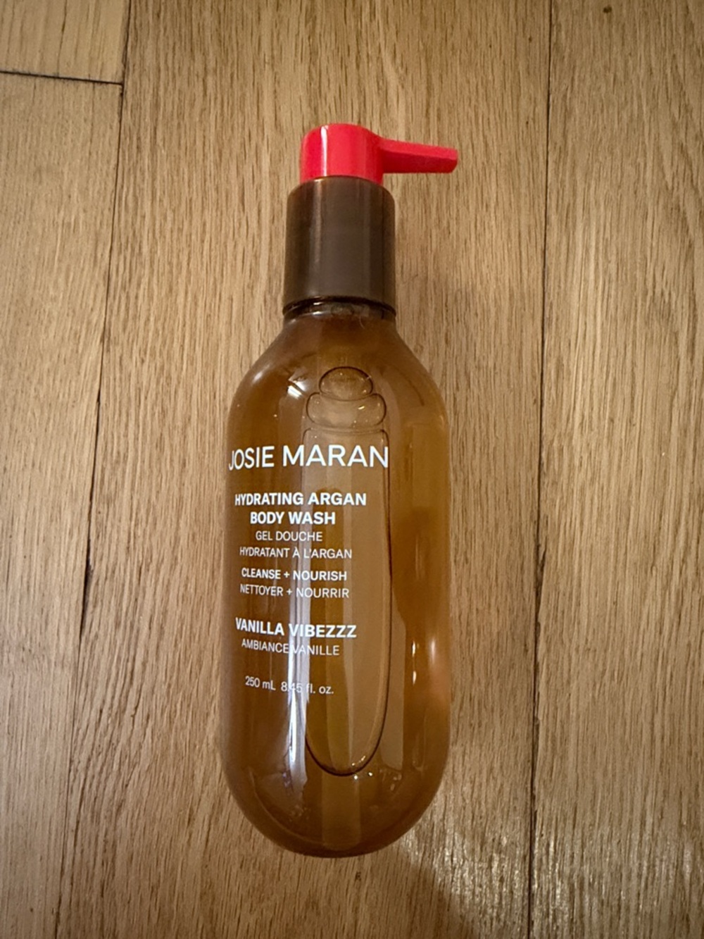 NEW JOSIE MARAN Hydrating Argan Body Wash - Vanilla Vibezzz 250 ml